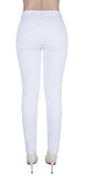 Casual Ripped Holes Skinny Jeggings Straight Fit Denim Pants Us 4 White 1