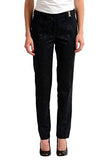 Black Patterned Casual Pants Us 4 It 40;