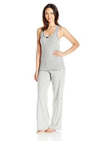 Rib Tank Pant Set Heather Greyheather Stars Large
