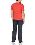 Kadi Fusion 2Piece Set With Jersey Top And Woven Pant Red Xl