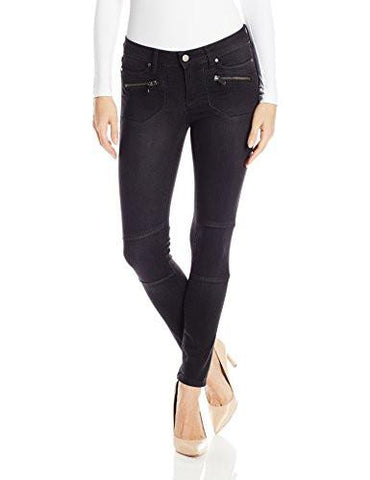 Clean Cargo Jean With Zipped Pockets Wash Black Rinse Dye 27 32L