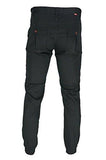 Twill Cargo Color Jogger Pants Black 34