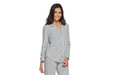 Trina Long Sleeve Top And Pant Pajama Set Heather Gray Medium