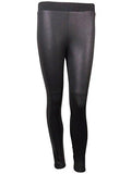 Lifestyle Crackled Faux Leather Legging Pants Xs Black