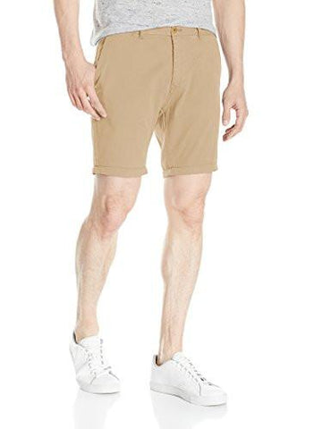 Scotch & Soda Classic Garment Dyed Chino Short In Stretch Quality Sand 30