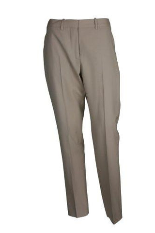 Beige Cropped Tux Pants 40