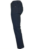 Checker Textued Slim Fit Stretch Pants Navy 32X30
