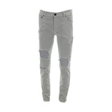 Rips And Moto Jean White