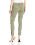 Halle Mid Rise Super Skinny Crop Cargo Jean Burnt Olive 26