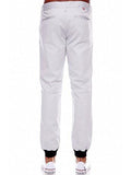 Basic Twill Cuffed Joggers Pants Kd109 32 Light Grey