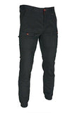 Twill Cargo Color Jogger Pants Black 34