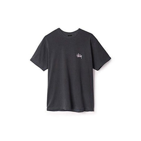 STUSSY BASIC STUSSY PIG. DYED TSHIRT SIZE: LARGE COLOR: BLACK