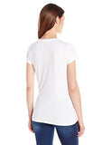 CALVIN KLEIN JEANS WOMEN SHORT SLEEVE HD LOGO TSHIRT WHITE WASH MEDIUM