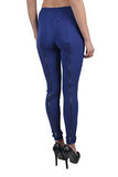 Blue Stretch Leggings Us 8 It 44;