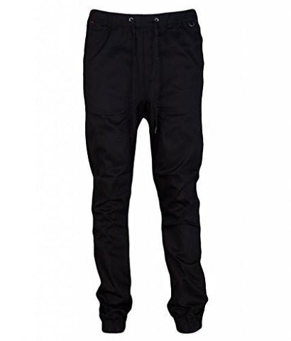 Slim Fit Harem Jogger Pants 32 Black