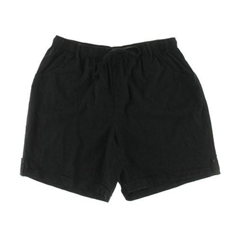Plus Adelina Comfort Waist Bermuda Walking Shorts Black 3X
