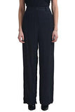 100% Silk Wide Leg Casual Pants Us 4 It 40;