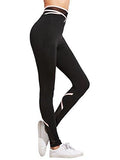 Yoga Pants Workout Leggings With Wrap Crisscross Details Black L