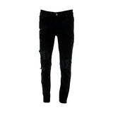 Moto And Rips Jean Black