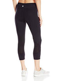 Active Crop Pant Mesh Contrast Black Medium