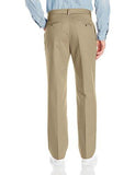 No Iron Classic Fit Flat Front Pant Dusty Gravel 42W X 32L
