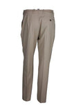 Beige Cropped Tux Pants 40