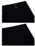 CASUAL LOOSE STRAIGHT DENIM SHORTS COMFY LIGHTWEIGHT ATHLETIC SHORT JEANS BLACK 38