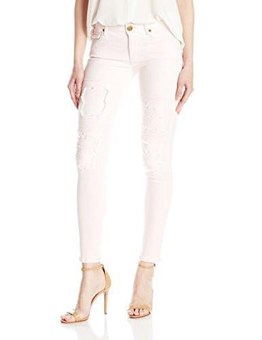 Halle Mid Rise Super Skinny Jean Urban Ash Rose 26