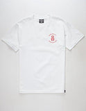 REBEL8 WORLDWIDE DOMINATION TSHIRT WHITE LARGE
