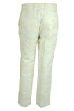 Ecru Tonal Stripe Crop Pencil Trouser Pants 4
