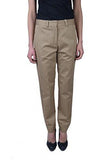 Beige Flat Front Pants Us 8 It 44;