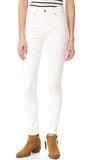 721 High Rise Skinny Western White 27