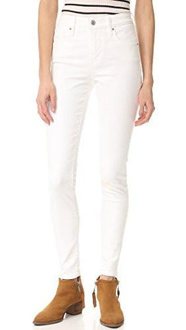 721 High Rise Skinny Western White 27