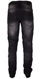 Biker Joggers Denim Jogger Pants 34Wx31L Black