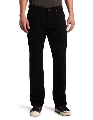 Byron 5 Pocket Straight Leg Twill Pant Jet Black 34