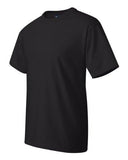 HANES BEEFYT CREWNECK SHORTSLEEVE TSHIRT BLACK XLARGE TALL