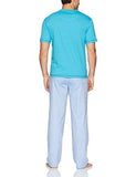 Mahad Fusion 2Piece Set With Jersey Top And Woven Pant Turquoise L