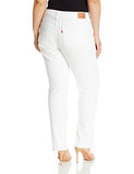 Levi Plus Size 414 Relaxed Straight Fit Soft Clean White 36 Us 16 R