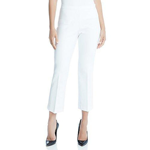 Crop Flare Pant In White 4 White