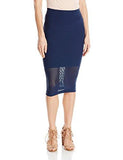 Bcbgeneration Mesh Panel Skirt Dark Navy XSmallsmall
