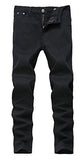 Black Skinny Slim Fit Stretch Straight Leg Fashion Pants