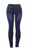 Stretcy Distressed Ripped Skinny Denim 006 Blue 13