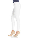 Halle Mid Rise Super Skinny Crop Jean Optic White Patchdestroy 27
