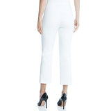 Crop Flare Pant In White 4 White