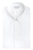 Pinpoint Regular Fit Solid Button Down Collar Dress Shirt White 16.5 Neck 3233 Sleeve