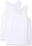 HANES XTEMP TANK TOP 2 PACK WHITE L