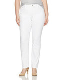 Plus Size Marilyn Straight Leg Endless White 20W