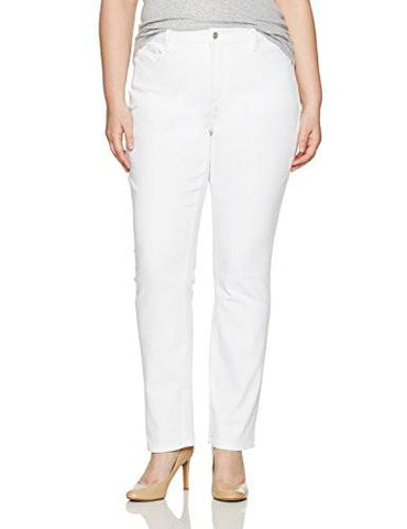 Plus Size Marilyn Straight Leg Endless White 20W