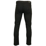 Slim Skinny Twill Denim 34Wx34L Black