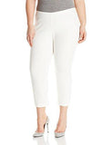 Plus Size Cropped Flare Pant Offwhite 22W
